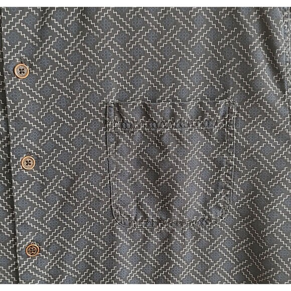 Nat Nast Shirt Black/White Short Sleeve Silk Blend Luxury Originals - Picture 5 of 10